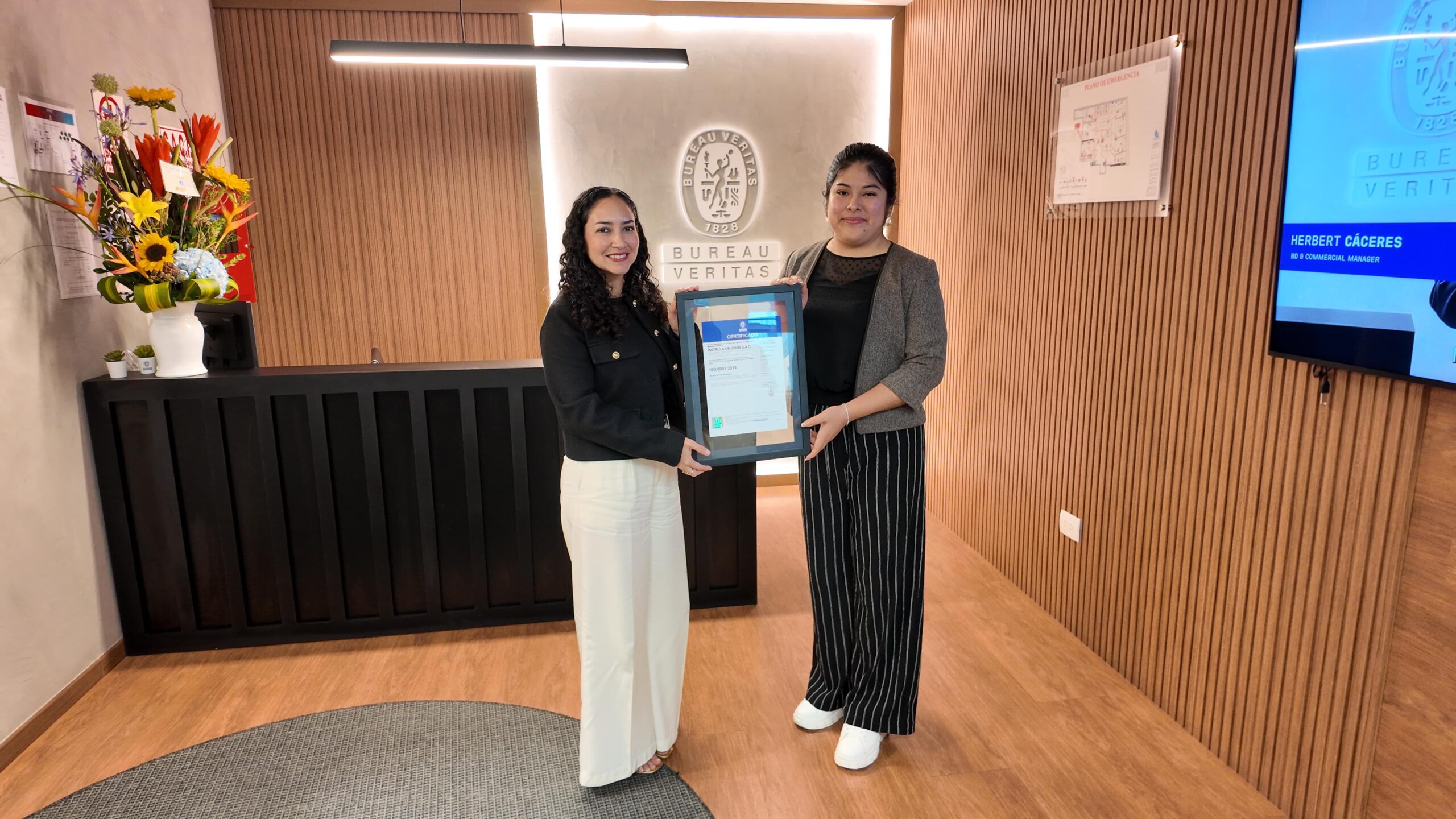 Certificación ISO 9001:2015 Bureau Veritas